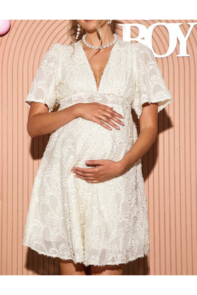 Sheya Shein mini dress, cream