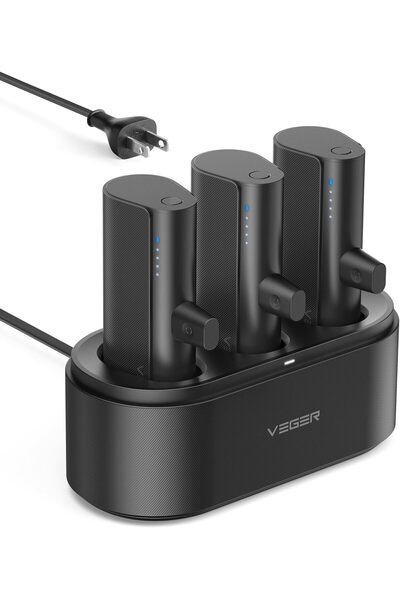 Veger Portable Charger for Android, 5000mAh 20W Fast Charging Mini Power Bank (3 Pack with Charging