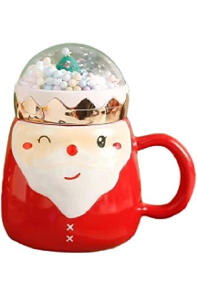 UKR Santa Mug with Snow Globe| Souvenir for Christmas| Magic Snowglobe| Chris...