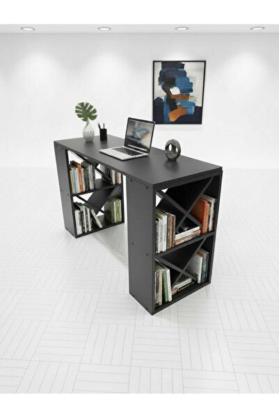 portisya ZAX çok raflı fonksiyonel çocuk öğrenci ofis dekoratif kitaplıklı ça...