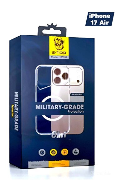 SAB S-Top Strong Protection Package for iPhone 17 Air (8in1) MagSafe-compatible Case