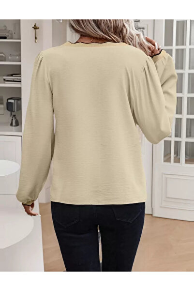 Sheya Shein blouse, beige