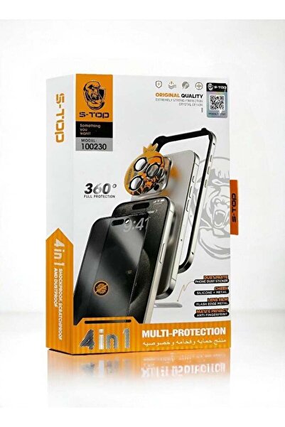 no markte حزمة الحماية S-TOP (4 في 1) لهاتف iPhone 15 Pro