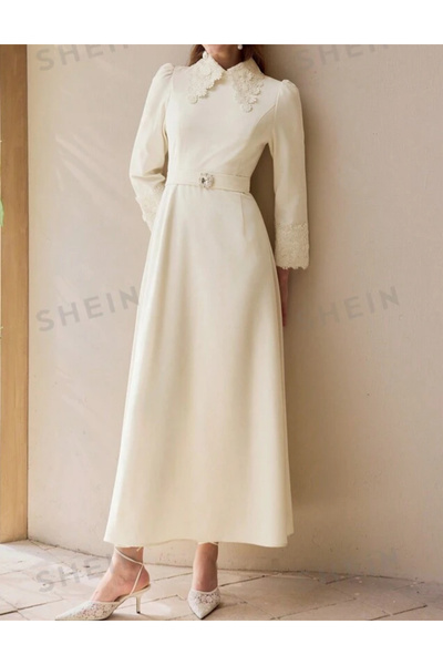 Sheya Shein maxi dress, cream