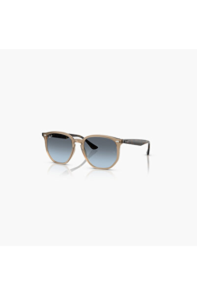 Ray-Ban نظارة شمسية هندسية زرقاء مقاس 54 مم - 0RB4306