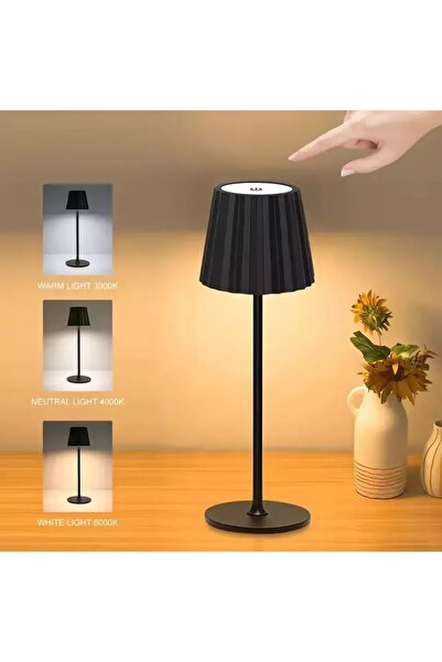 Generic Bedside Table Lamp, USB Switch Cable LED Bedroom Lamp, Nightstand Desk Lamp, Black