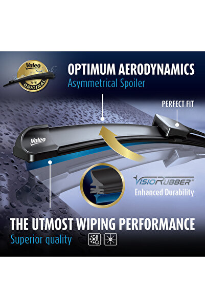 VALEO Windshield wiper set SILENCIO FLAT BLADE 577810