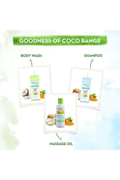 Mamaearth Coco Soft Massage Oil for Babies with Coconut Oil & Turmeric 200 ml