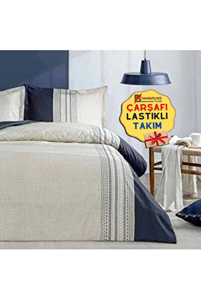 Özdilek (Bereket Dowery) Double Size Bedding Set with Elasticated Sheets Cool Line