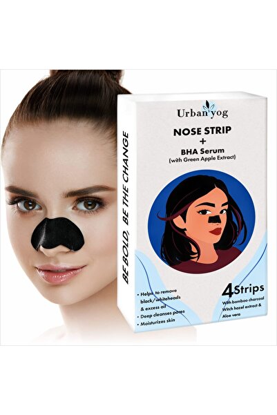 Urban yog Urbanyog Nose Strips Black/Whitehead Remover + BHA Serum To Treat Pores