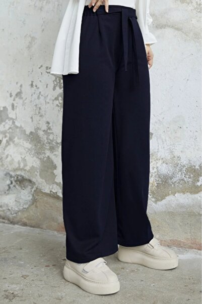 modapark.ist Women's Loose Pants with Belted Waist