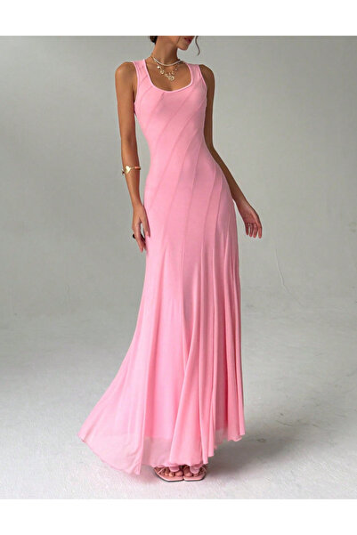 Sheya Rochie maxi Shein, roz