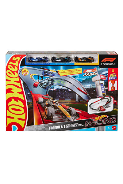 HOT WHEELS Racing Playset - Formula 1 Track, with 3 Cars