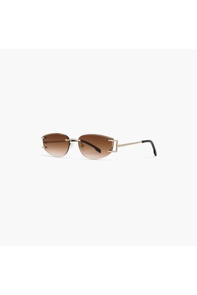 BlackOut Edge 56 MM Brown Cat Eye Sunglasses | sw32904-bla-000344-2904-56