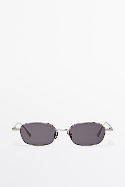 Massimo Dutti Metalik altıgen güneş gözlüğü