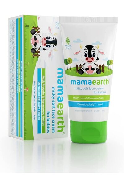Mamaearth Milky Soft Face Cream for Babies 60 ml