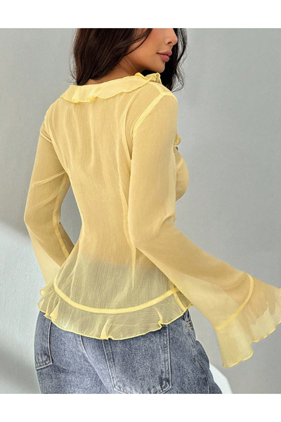 Sheya Shein shirt, yellow