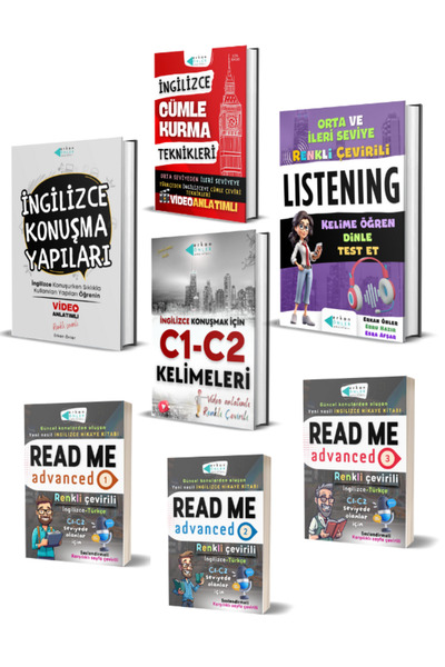 Erkan Önler Yayınları C1-C2 İNGİLİZCE EĞİTİM SETİ (VİDEO KONU ANLATIMLI