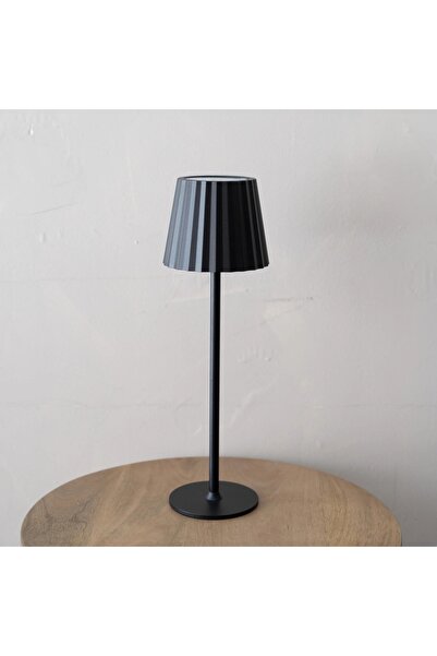 Generic Bedside Table Lamp, USB Switch Cable LED Bedroom Lamp, Nightstand Desk Lamp, Black