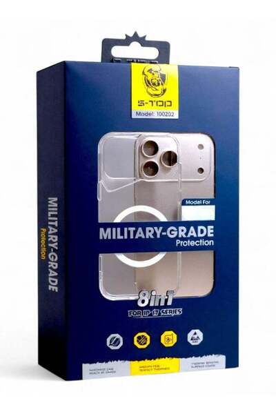 no markte مجموعة الحماية الكاملة من S-TOP لهاتف iPhone 17 Pro مع واقي شاشة لل...