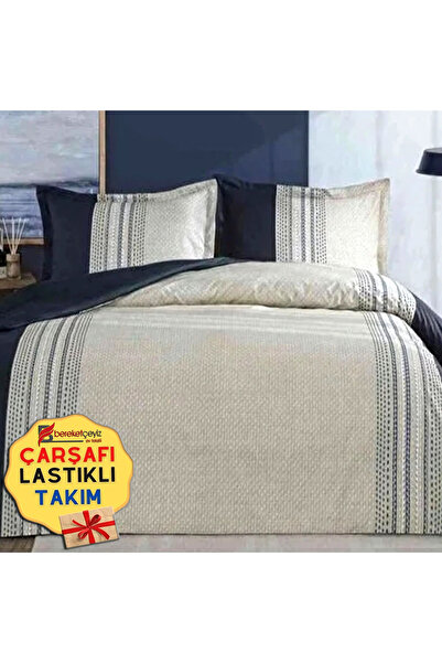 Özdilek (Bereket Dowery) Double Size Bedding Set with Elasticated Sheets Cool Line