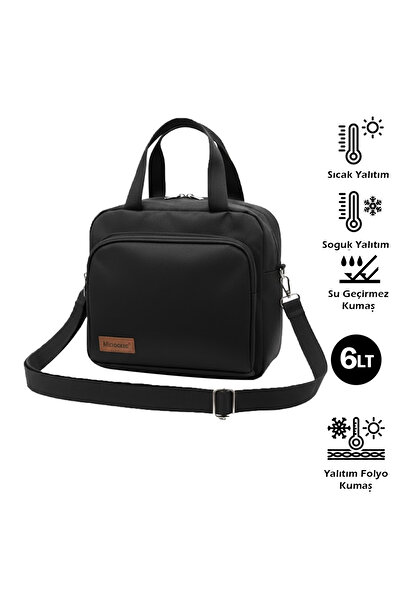 Microcase Tek Kişilik Termal Günlük Kamp Piknik İçin Yemek İçecek Taşıma Çant...