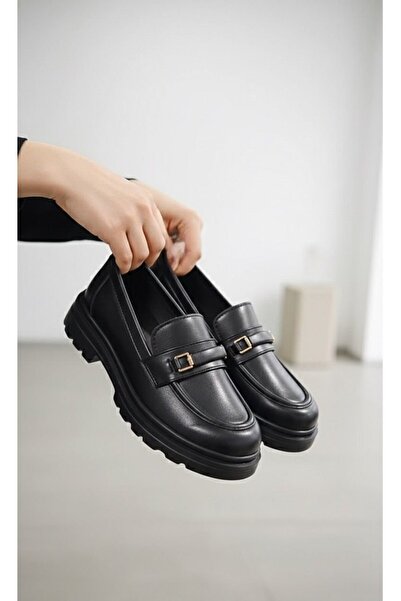 StWenn Women's Thick Sole Loafer Moccasin Shoes