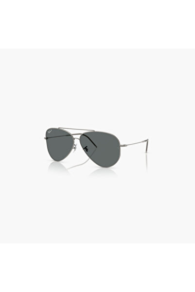 Ray-Ban Polarized 62MM Grey Aviator Sunglasses - 0RBR0101S