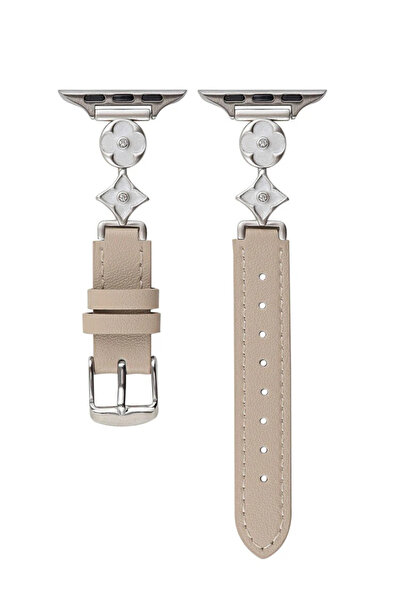 PSGT Apple Watch Seri 1-9 (42-44-45-49) ve S10-11-46mm Uyumlu Lüks Kordon Met...