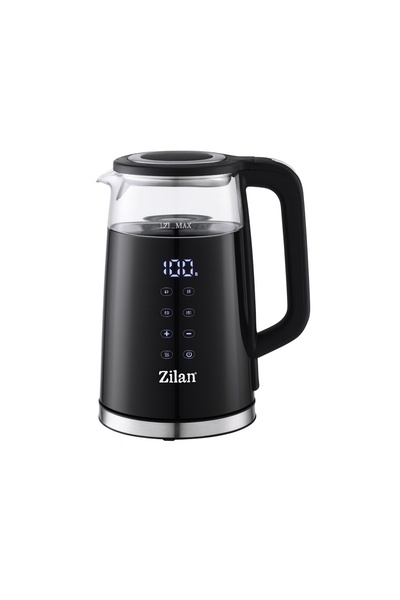 Zilan ZLN 7859 Electric Kettle – 2200 W, 1.7 L, Digital Display, Adjustable Temperature, Black