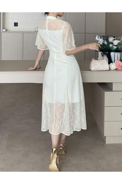 Sheya Shein DAZY midi dress, cream