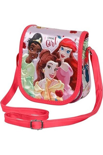 OEM Geantă de umăr mini Disney Princess Strong-Muffin, roz cu inchidere magne...
