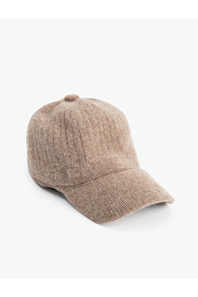 Koton Sheep Wool Knitwear Cap Hat