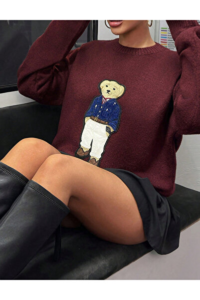 Sheya Shein sweater, cherry red