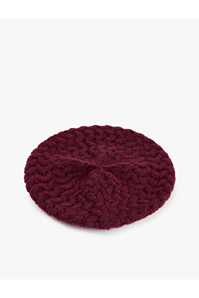 Koton Knitted Textured Painter Hat