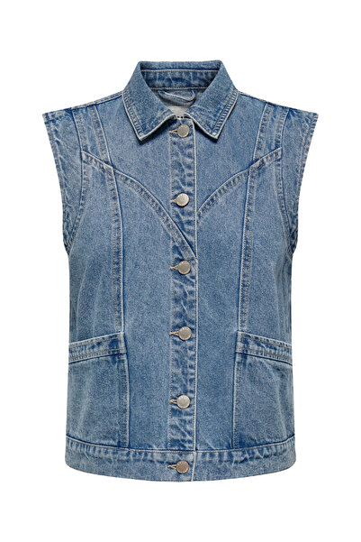 ONLY Vestă de blugi Only, albastru