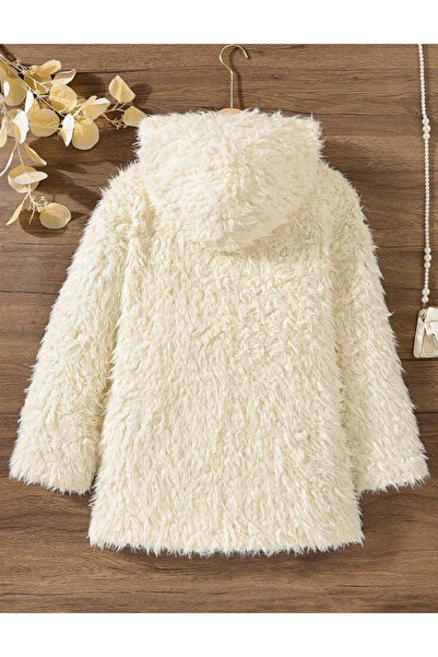 Sheya Shein fur jacket, cream