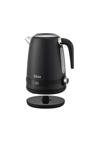Zilan ZLN 1001 Stainless Steel Electric Kettle – 2200W, 1.7L, 7 Temp Levels, Digital LCD, Black
