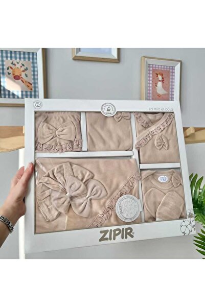 Zıpır طقم ملابس داخلية للفتيات مكون من 10 قطع بتفاصيل دانتيل لإصدار المستشفى