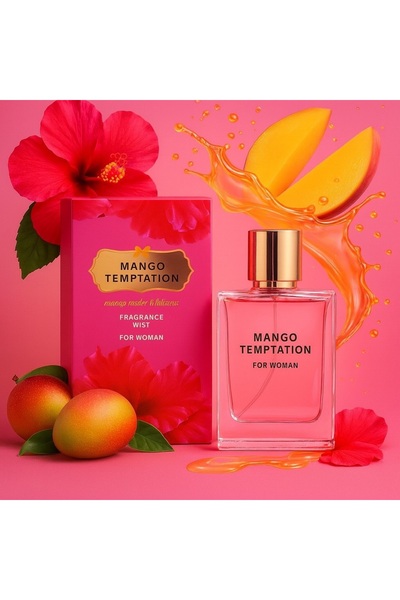 LOVE Women's perfume Mango Temptation 100 ml – fruity, mango nectar & hibiscus