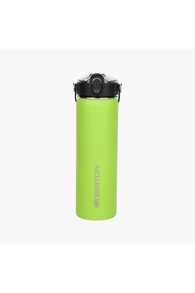 briiton Logo Print Insulated Stainless Steel Water Bottle - 750 ml