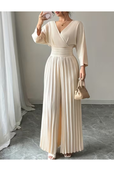 Sheya Shein jumpsuit, beige