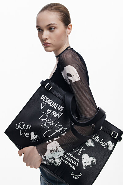 Desigual Geanta dama negru 25WAXPA5