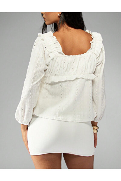 Sheya Shein Missguided shirt, white