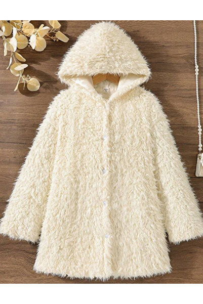Sheya Shein fur jacket, cream