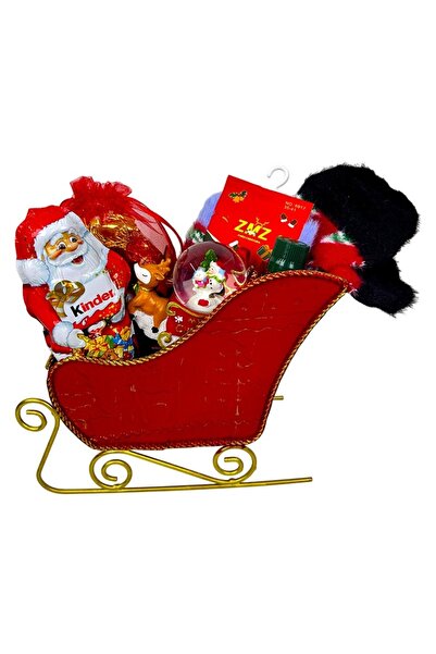 velve Pachet Christmas Delight,sanie decorativa cu bomboane,glob,sosete temat...