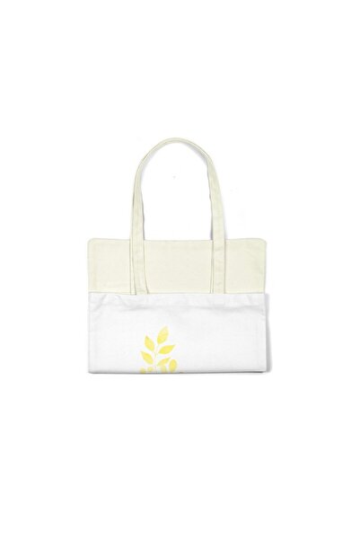 OEM Bonamaison tote shoulder bag digitally printed, 1 compartment, 34x40cm cm, flower pattern,