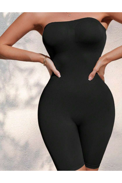 Sheya Shein short jumpsuit, black