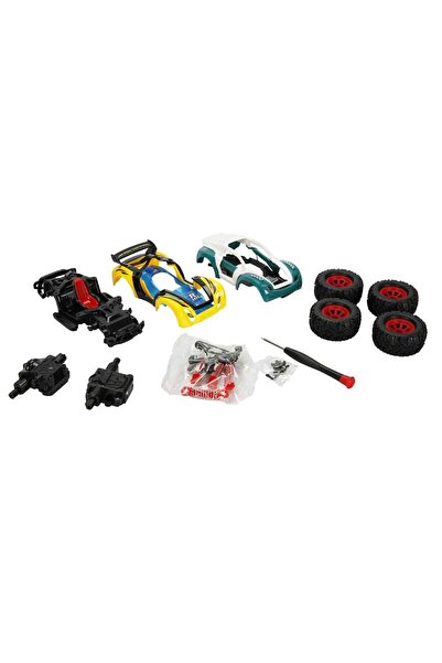 PopŞeker Take Apart Toy Car Set – Motor Skills Developing Building Block Car 3+ Years Old