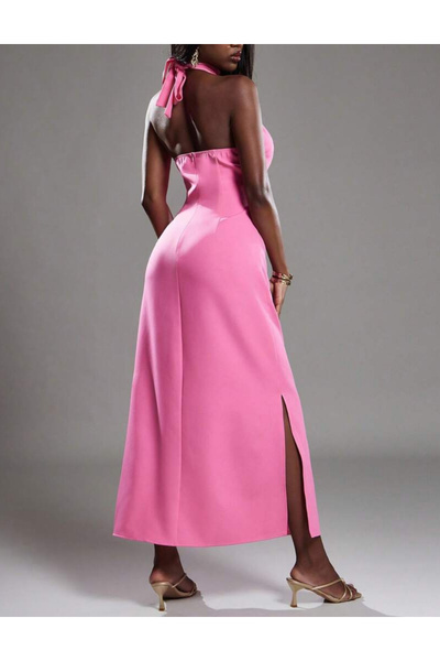 Sheya Shein maxi dress, pink